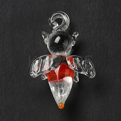 Handmade Lampwork Pendants LAMP-G156-02-1