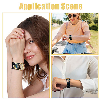 15Pcs 3 Colors Alloy Heat Transfer Watch Band Accessories FIND-CA0011-17B-1