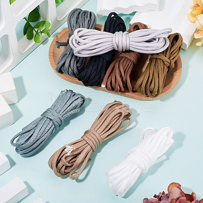 32M 8 Colors 7 Inner Cores Polyester & Spandex Cord Ropes RCP-TA0001-05-1