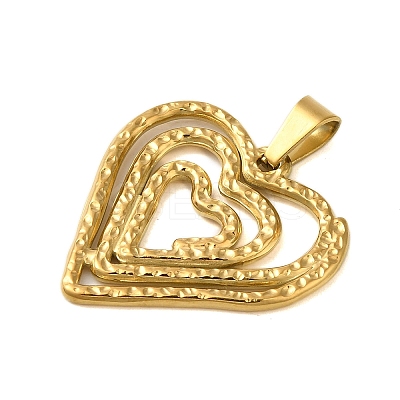 Ion Plating(IP) 304 Stainless Steel Pendants STAS-C103-18B-G-1