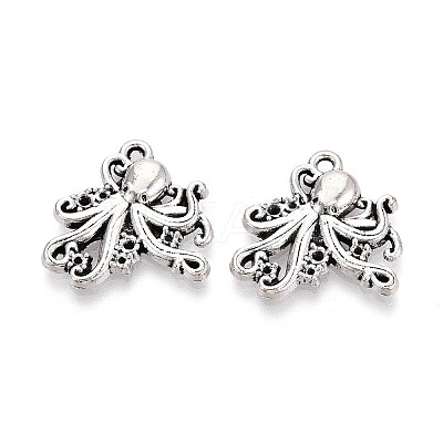 Tibetan Style Alloy Pendants TIBE-N014-19AS-1