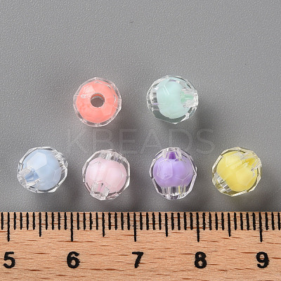 Transparent Acrylic Beads TACR-S152-17A-1