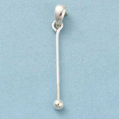 925 Sterling Silver Pendant Bails LS-STER-P048-01C-S-1