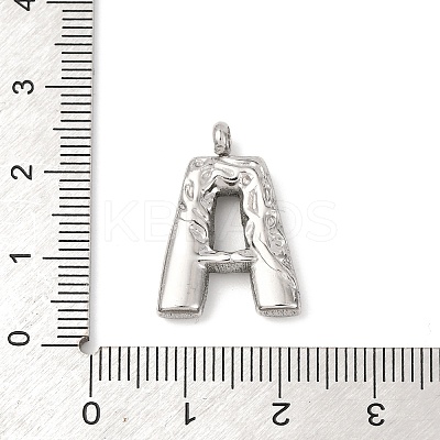 26Pcs 304 Stainless Steel Alphabet Pendants STAS-Z170-01P-1