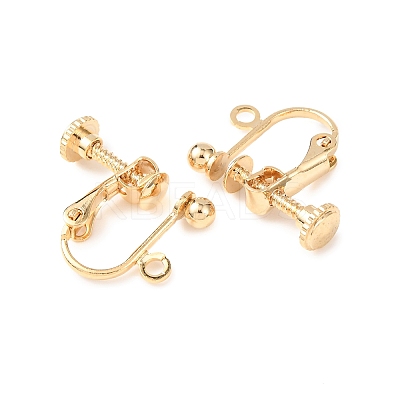 316 Surgical Stainless Steel Clip-on Earring Findings X-STAS-H240-45G-1