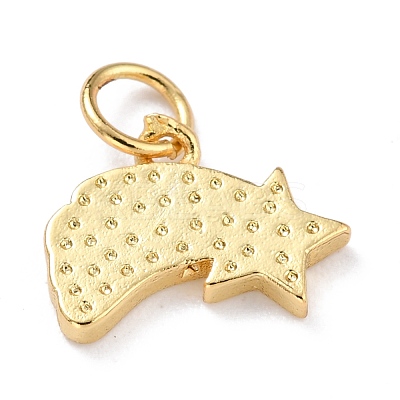 Real 18K Gold Plated Brass Charms KK-L206-003A-G-1