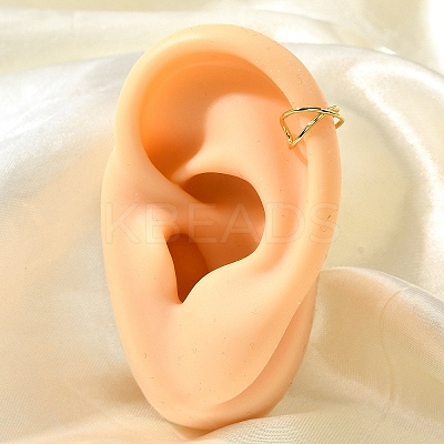 925 Sterling Silver Cuff Earrings for Women EJEW-F360-01B-G-1