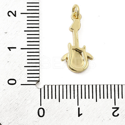 Brass Enamel Pendants KK-K302-04G-1