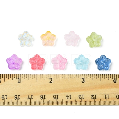 30Pcs Baking Paint Glass Beads GLAA-FS0001-97B-1