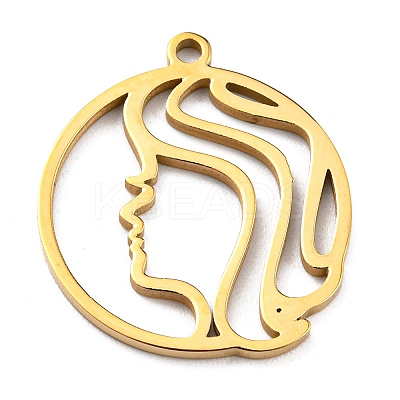 304 Stainless Steel Pendants STAS-Z043-01F-1