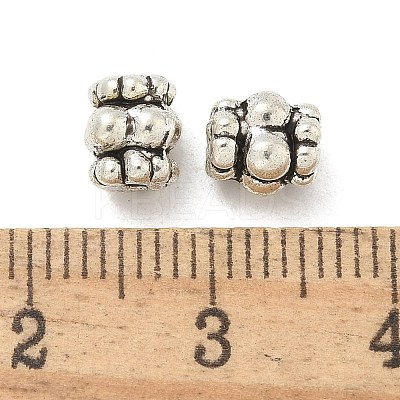 Tibetan Style Alloy Beads TIBE-P003-37AS-1