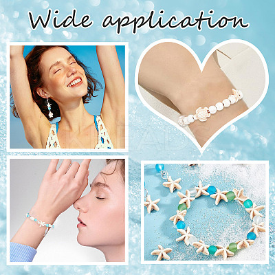 200Pcs Dyed Synthetic Turquoise and Magnesite Beads G-SC0002-41-1