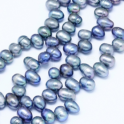Natural Cultured Freshwater Pearl Beads Strands PEAR-G004-01C-01-X-1
