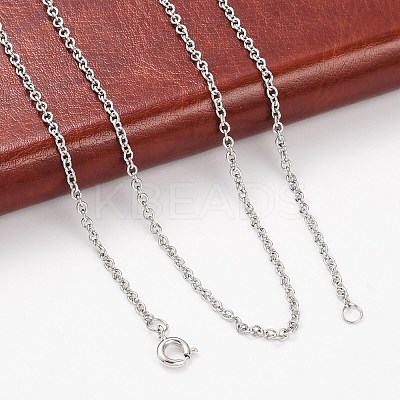 316 Surgical Stainless Steel Cable Chain Necklaces NJEW-JN01047-03-1