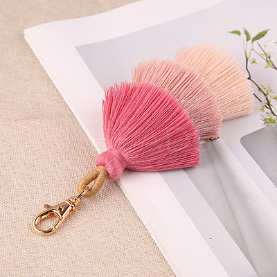 Colorful Tassel Keychain Handmade Boho Keychain Personalized Bag Charm Tassel Keychain for Women FIND-SZC0013-281-1