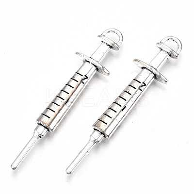 Tibetan Style Alloy Big Pendants X-TIBE-S323-048AS-RS-1