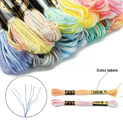 6-Ply Polyester Embroidery Floss OCOR-FZ0001-01B-1
