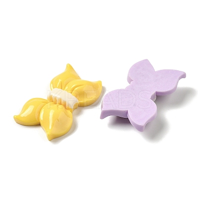 Opaque Resin Cabochons RESI-G087-03-1