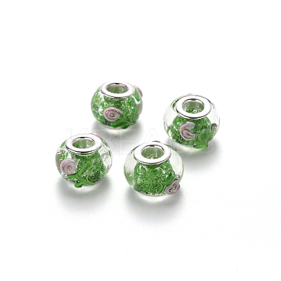 Handmade Lampwork European Beads LPDL-N001-M-08-1