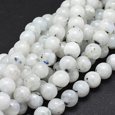 Natural Rainbow Moonstone Beads Strands G-I249-B04-03-1