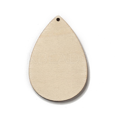 Single Face Printed Wood Big Pendants LS-WOOD-H102-04D-1