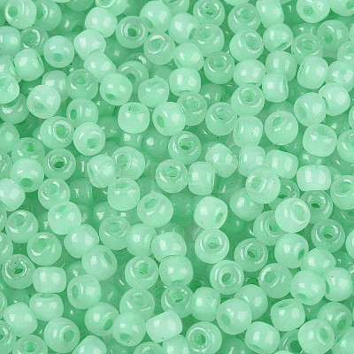 6/0 Transparent Inside Colours Glass Seed Beads SEED-N008-08I-1