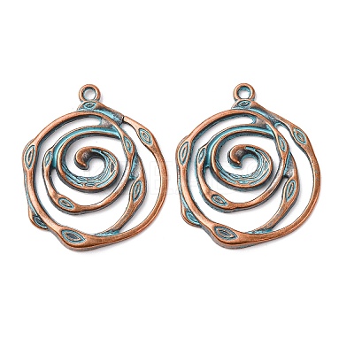 Tibetan Style Alloy Pendants X-FIND-B055-02M-1