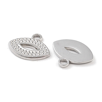 Non-Tarnish 304 Stainless Steel Pendant Rhinestone Settings STAS-P364-01P-1