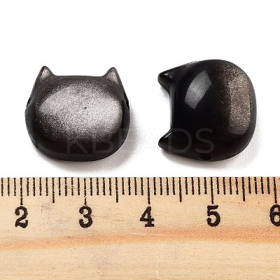 Natural Silver Sheen Obsidian Beads G-H007-03D-1