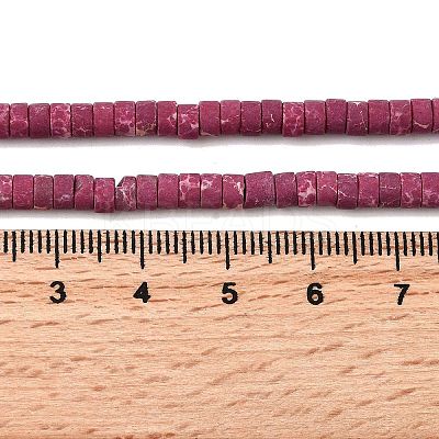 Dyed Synthetic Imperial Jasper Beads Strands G-Z089-A03-E-1