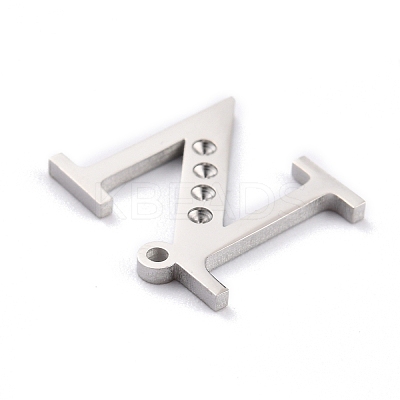 Non-Tarnish 304 Stainless Steel Pendant Rhinestone Settings STAS-F267-09N-P-1