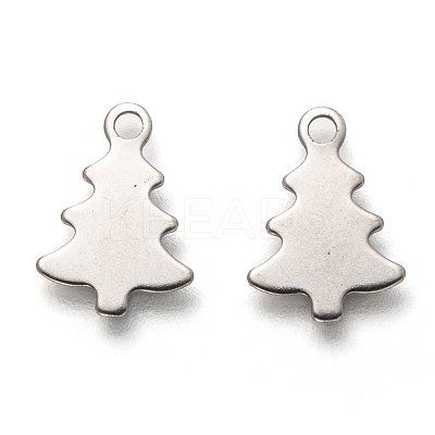 Non-Tarnish Christmas 201 Stainless Steel Charms STAS-C017-03A-P-1