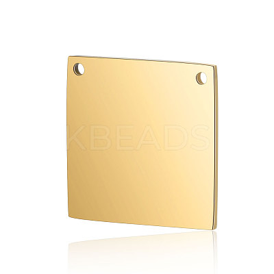 Ion Plating(IP) 304 Stainless Steel Stamping Blank Tag Pendants STAS-I311-16B-G-1