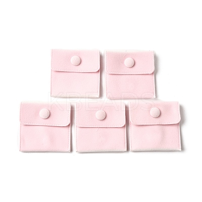 (Defective Closeout Sale: Colour Fading) Square Velvet Jewelry Bags TP-XCP0001-05-1