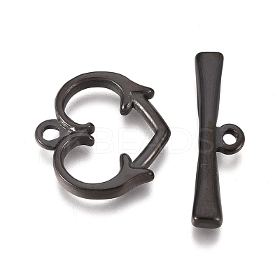 304 Stainless Steel Toggle Clasps Ion Plating(IP) STAS-L247-003EB-1