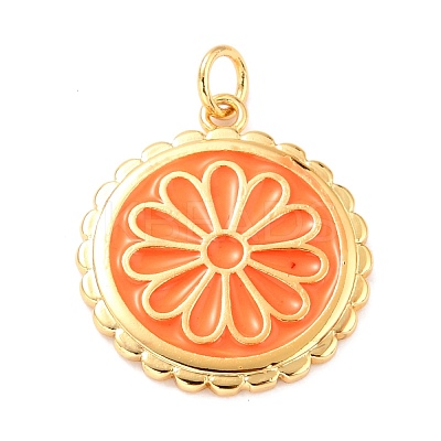 Real 18K Gold Plated Brass Pendants KK-L206-013G-07-1