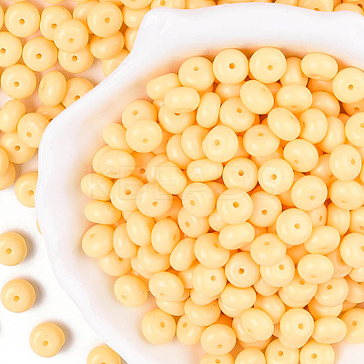 200Pcs Opaque Baking Paint Glass Seed Beads SEED-PA0001-01D-1