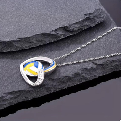 Alloy Enamel with Crystal Rhinestone Pendant Necklaces FS-WG8B9FD-01-1