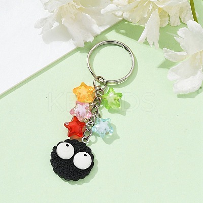 Biscuits with Eyes Resin Pendant Keychain KEYC-JKC00635-1