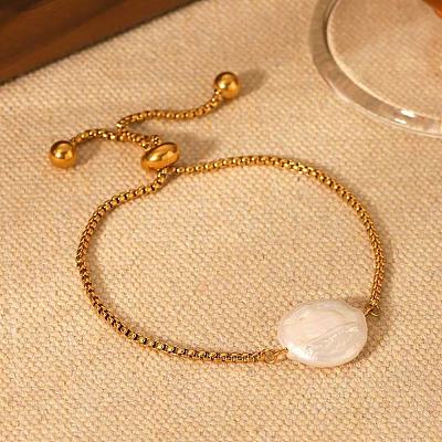 Fashion Stainless Steel Boston Link Chains Slider Bracelets LS-EE0272-1