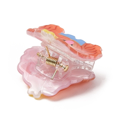 Acrylic Claw Hair Clips AC-CBA12E1-02B-1
