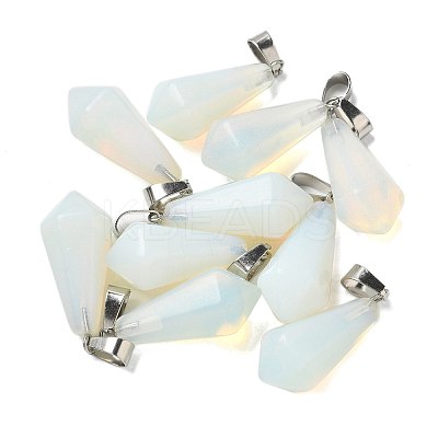 Opalite Pointed Pendants G-B127-15P-07-1