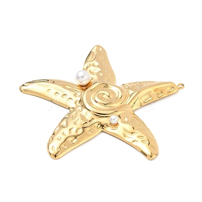 304 Stainless Steel Big Pendants STAS-L026-14G-1