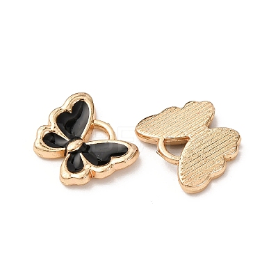 Light Gold Plated Alloy Charms ENAM-L029-06B-1