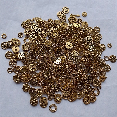 Zinc Alloy  Open Back Bezel Cabochons PALLOY-WH0072-82AG-RS-1