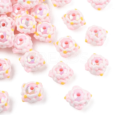 Opaque Acrylic Beads SACR-YW0002-78B-02-1