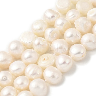 Natural Cultured Freshwater Pearl Beads Strands PEAR-A006-10B-1