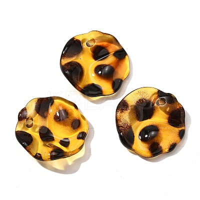 Transparent Acrylic Pendants OACR-D303-01H-1