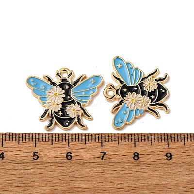 Alloy Enamel Pendants X1-FIND-H051-01A-G-1
