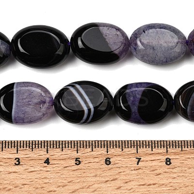 Natural Agate Beads Strands G-F820-N01-01F-1